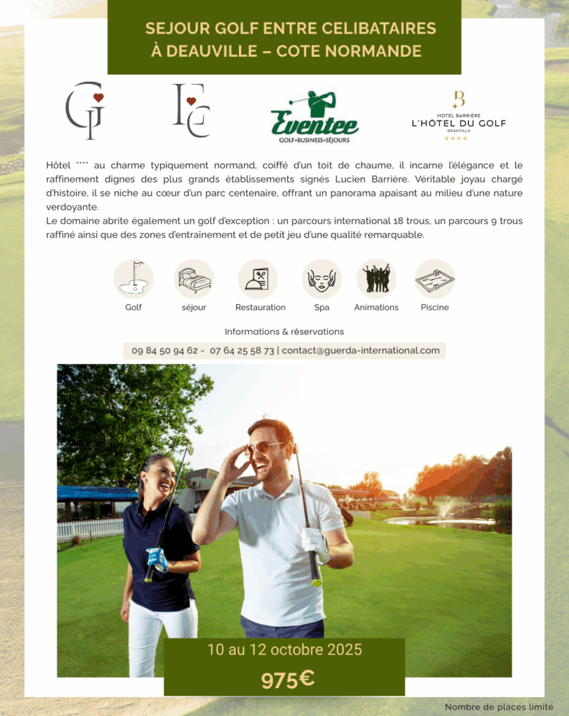sejour golf guerda International